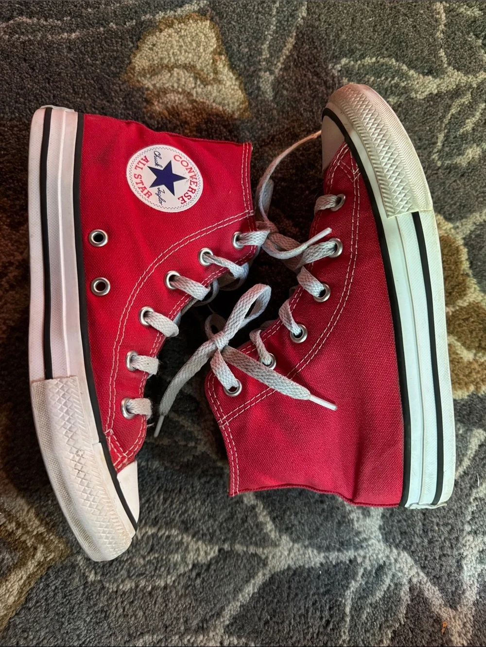 Converse kids red